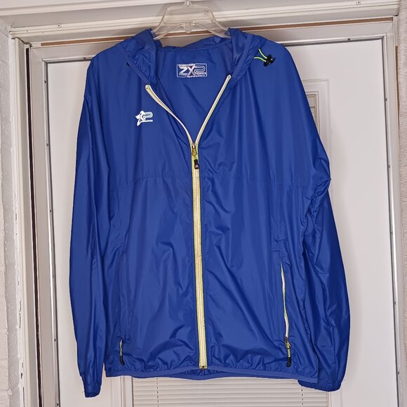 ZeroXposur Jackets & Blazers - 3/$18 or 5/$25 Zeroxposur Blue Hooded Windbreak Jacket Size Medium
